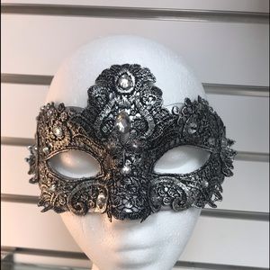 Pewter Masquerade Mask